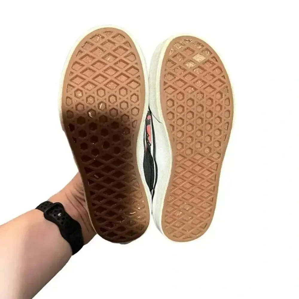 Vans Classic Slip-On Kids US 12 Multicolor Smiley Flower‎ Hey You're